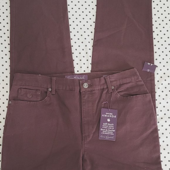 Gloria Vanderbilt Amanda Slimming Jeans (Color Falcon) - Picture 3 of 5